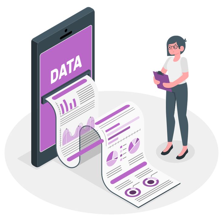 data-report-customizable-isometric-illustrations-amico-style